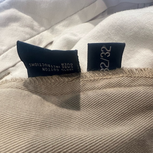 THREE mens khaki color chinos: Polo Ralph Lauren and Vineyard vines - Picture 10 of 10